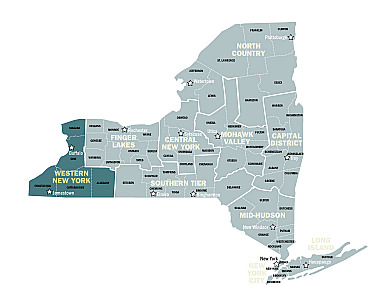 Western NY Map
